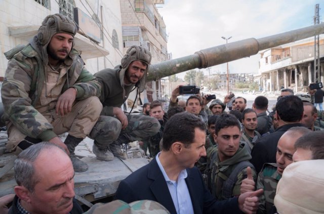 Al Assad en Ghuta Oriental