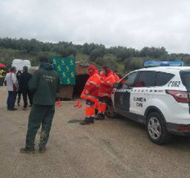Búsqueda de motorista desaparecido en Martos (Jaén)