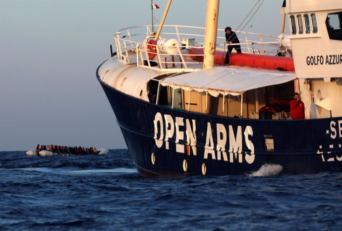 Barco de la ONG Proactiva Open Arms