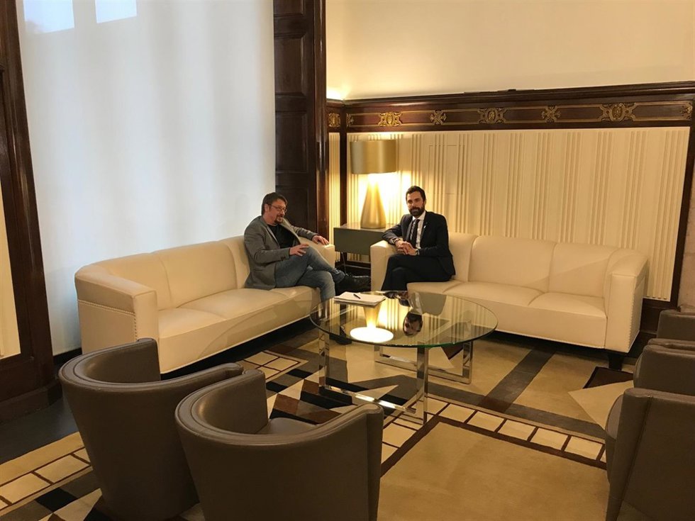 Xavier Domènech y Roger Torrent