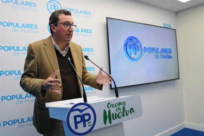 El presidente del PP de Huelva, Manuel Andrés González.