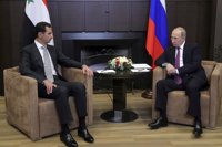 Al Assad felicita a Putin por la "excepcional confianza" del pueblo ruso