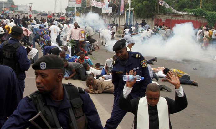Protestas en Kinshasa contra Kabila