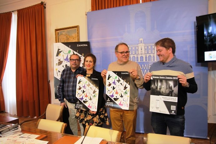 Presentación de los itinerarios y APP de la Semana Santa de Zamora 19-3-2018