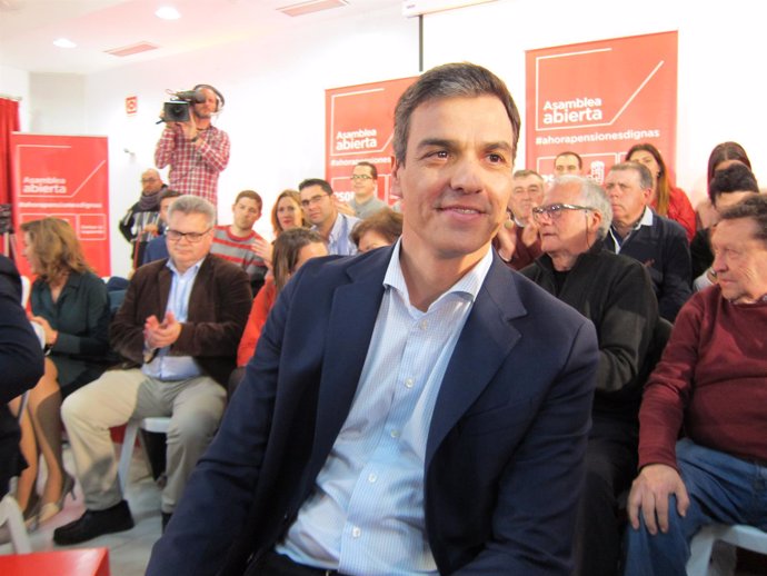 Pedro Sánchez en la Asamblea Abierta del PSOE en Córdoba