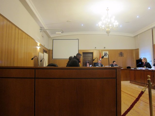 El acusado, durante el juicio en la Audiencia de Valladolid                     