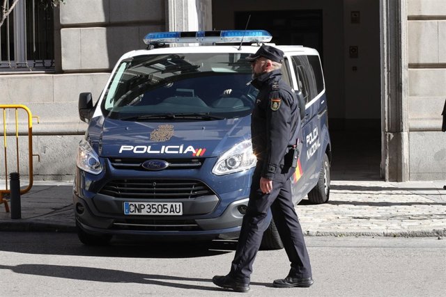 El expresidente de la ANC Jordi Sanchez llega al Supremo en furgón policial