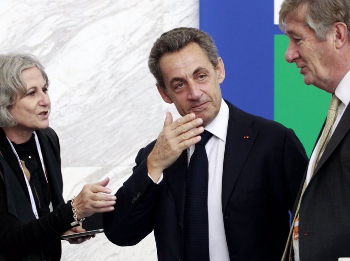 Nicolas Sarkozy en el Congreso del Partido Popular Europeo