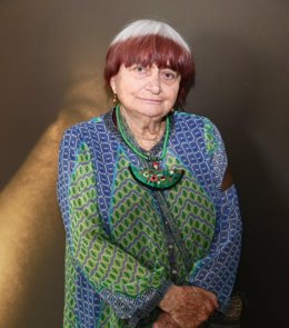 CANNES, FRANCE - MAY 23:  Agnes Varda attends Kering Talks 'Women In Motion' At 