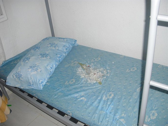 Destrozos en la Casa de Hermandad de la Cofradía de Nuestra Señora de la Cabeza