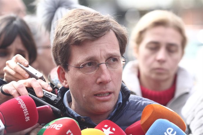El portavoz del Grupo Municipal del PP de Madrid, José Luis Martínez-Almeida