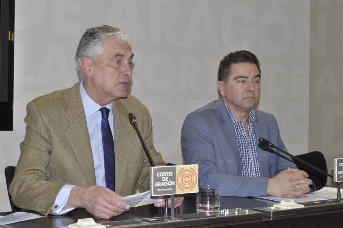 Antonio Suárez y Miguel Ángel Lafuente, diputados del PP
