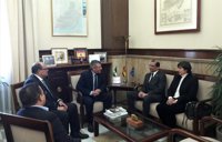 El embajador dominicano en España traslada la solidaridad con Almería de su pueblo, "laborioso y honrado"