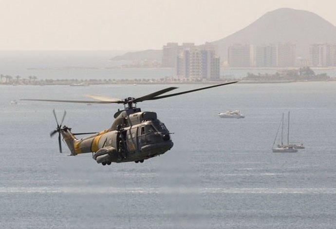 Un helicóptero 'Puma' del Ejército del Aire