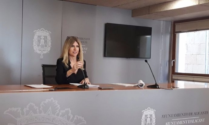 Eva Montesinos, este martes en rueda de prensa