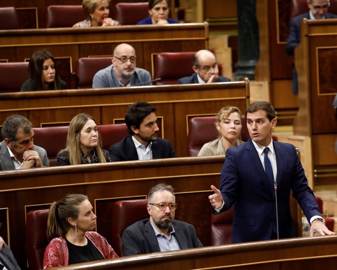 Albert Rivera i diputats de Ciudadanos 
