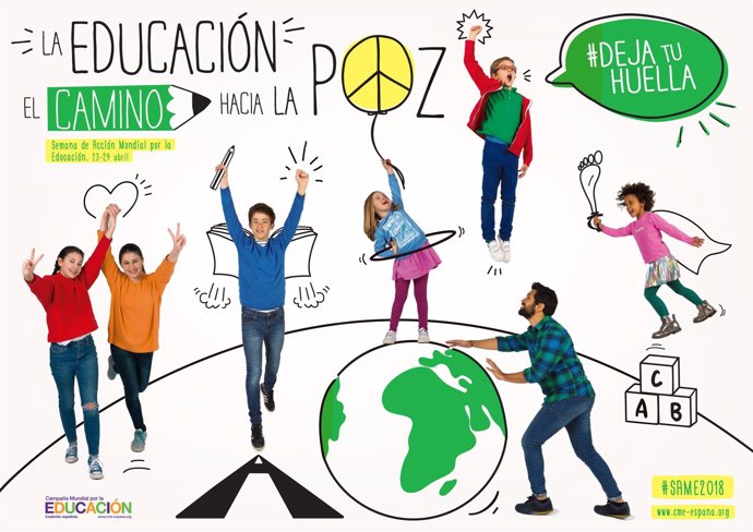 Cartel de la Campaña Mundial por la Educación