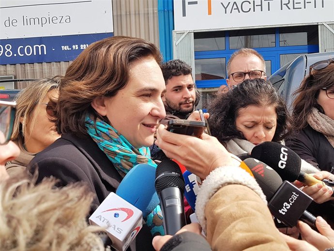 La alcaldesa de Barcelona, Ada Colau