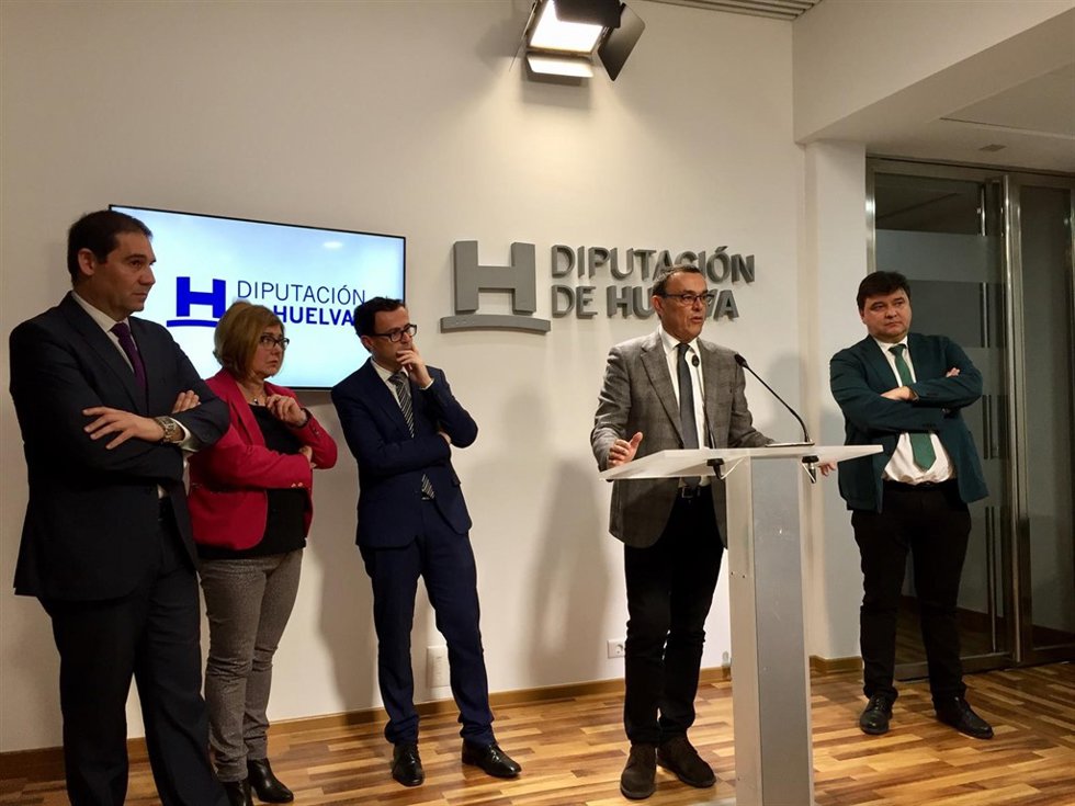 El presidente de la Diputación de Huelva, Ignacio Caraballo.