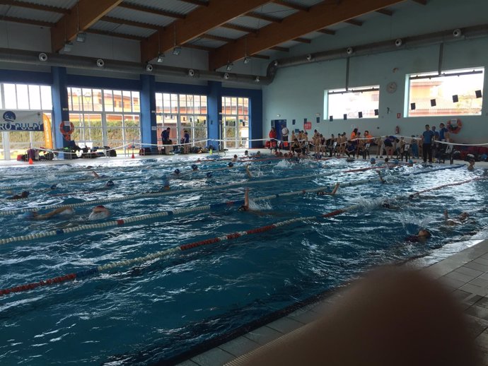 Niños de seis a doce años de toda la provincia disfrutan de la natación.