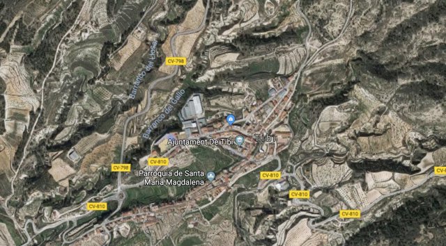 Localidad alicantina de Tibi