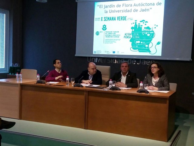 Presentación de la Rivasmartinezia Cazorlana en la X Semana Verde de la UJA.