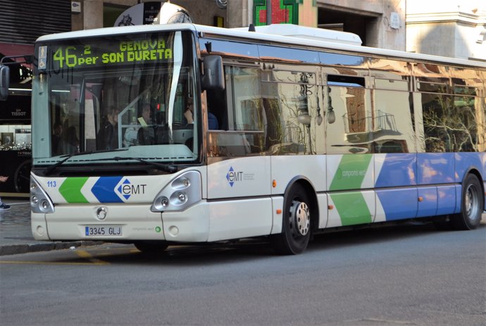 Un autobús de la EMT de Palma
