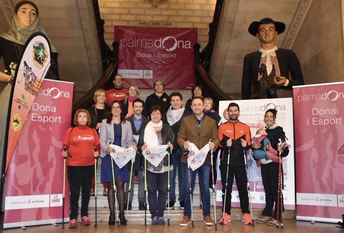 Presentación de la Marcha por la Igualdad Nordic Walking Ciutat de Palma