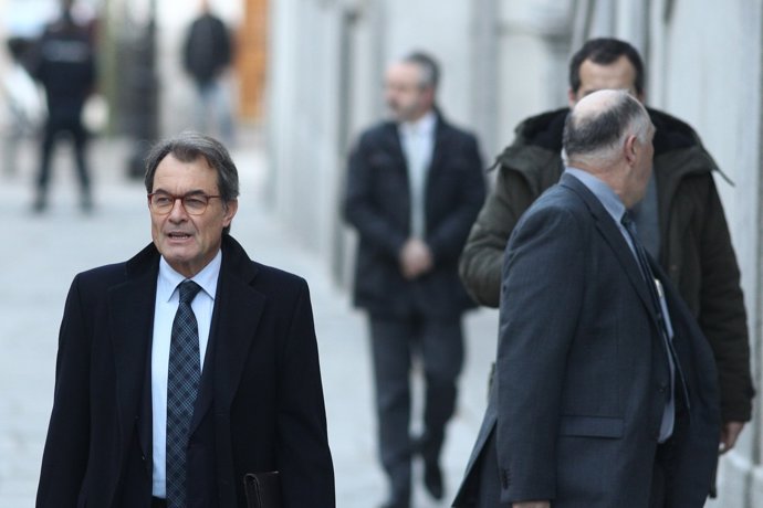 Artur Mas arriba al Suprem per declarar pel procés