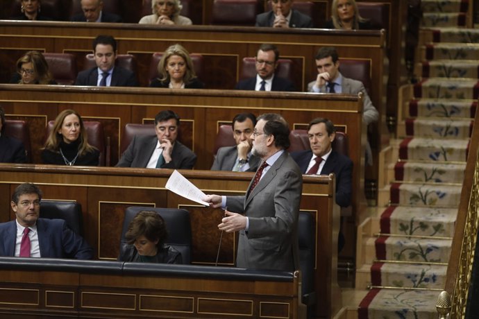 Rajoy intervé en la sessió de control al Govern al Congrés