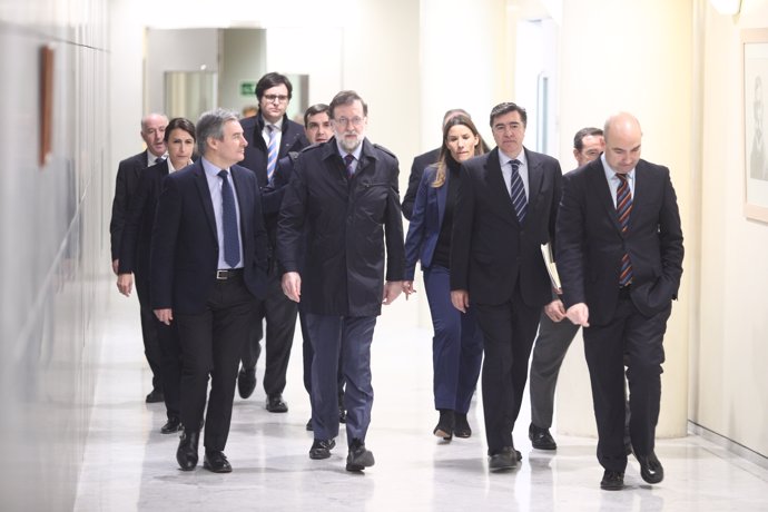 Rajoy ix del Congrés després del debat i votació de la presó permanent