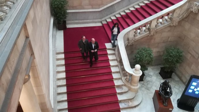 Jordi Turull y Eduard Pujol (JxCat)