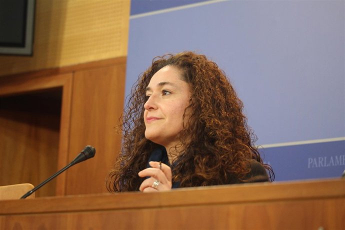 La portavoz adjunta del grupo parlamentario de IULV-CA Inmaculada Nieto 