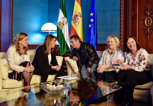 Susana Díaz recibe a la Federación de Asociaciones de Diabéticos de Andalucía