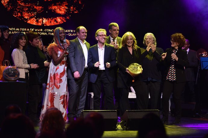 El equipo del programa Saber y Ganar de La 2 de TVE en 2018