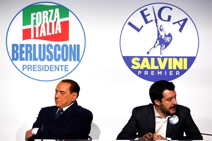 Silvio Berlusconi y Matteo Salvini