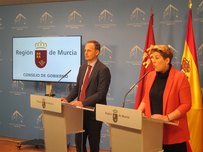  La Portavoz Del Gobierno Regional, Noelia Arroyo, En La Rueda De Prensa