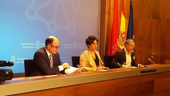 Manu Ayerdi, María Solana y Miguel Laparra.