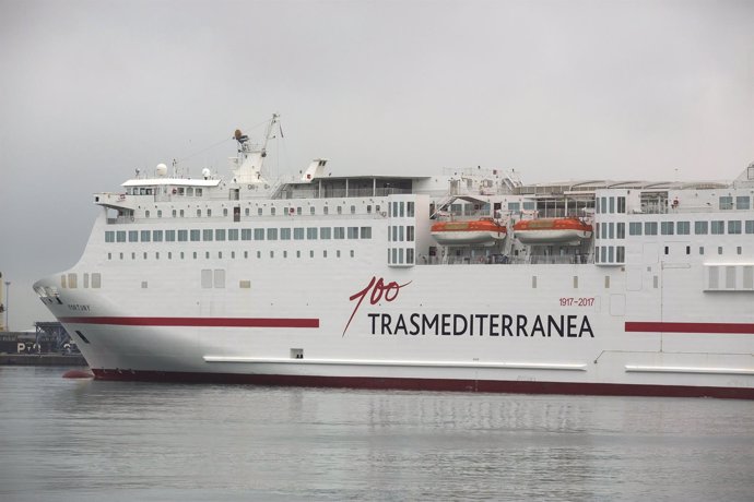 Málaga (España) 18/02/2016 Fotografías del barco "Fortuny" Trasmediterranea