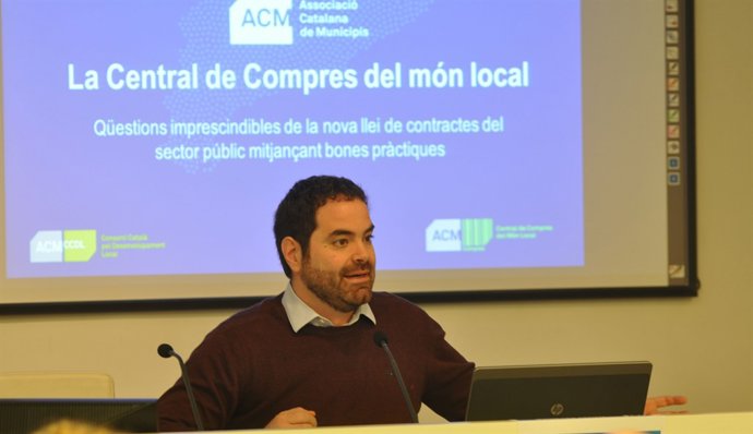 El president de l'ACM, David Saldoni
