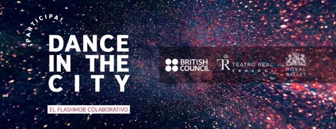 Cartel 'Dance in the city' del British Council, Teatro Real y Royal Ballet