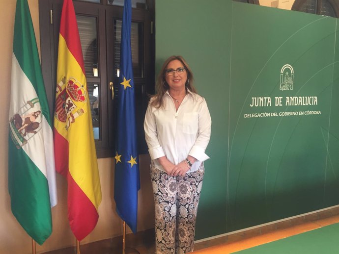 María Ángeles Luna en la Delegación del Gobierno andaluz
