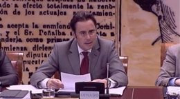 El secretario de Estado de Asuntos Europeos, Jorge Toledo, en el Senado 