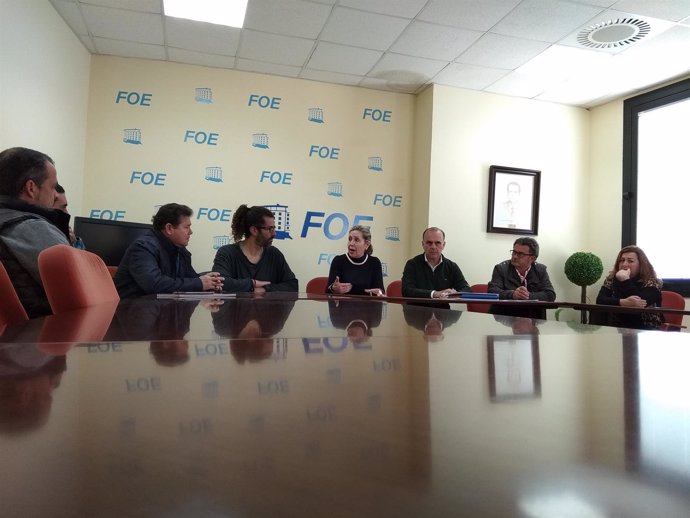 Reunión del Consejo Empresarial de Chiringuitos de la FOE. 