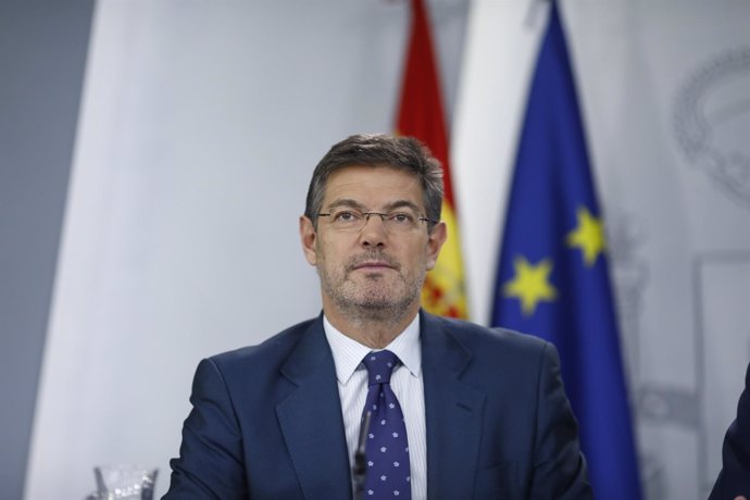 Rueda de prensa de Rafael Catalá tras el Consejo de Ministros