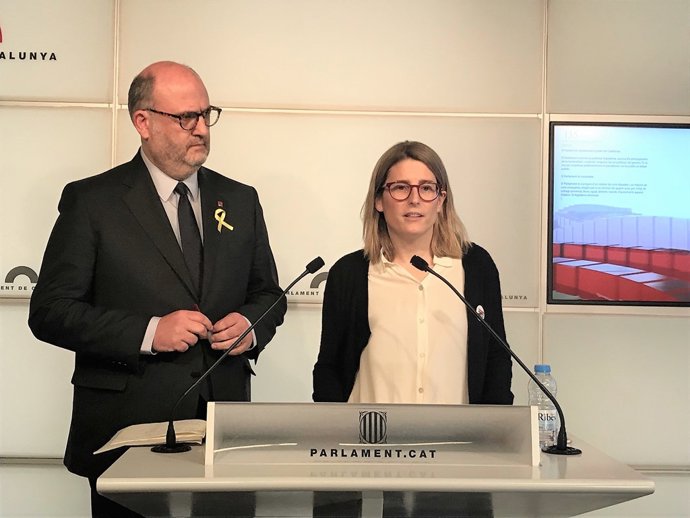 Elsa Artadi, Eduard Pujol, JxCat / ARXIU