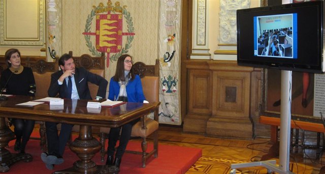 Acto con motivo del Día del Agua en el Ayuntamiento de Valladolid. 22-3-2018