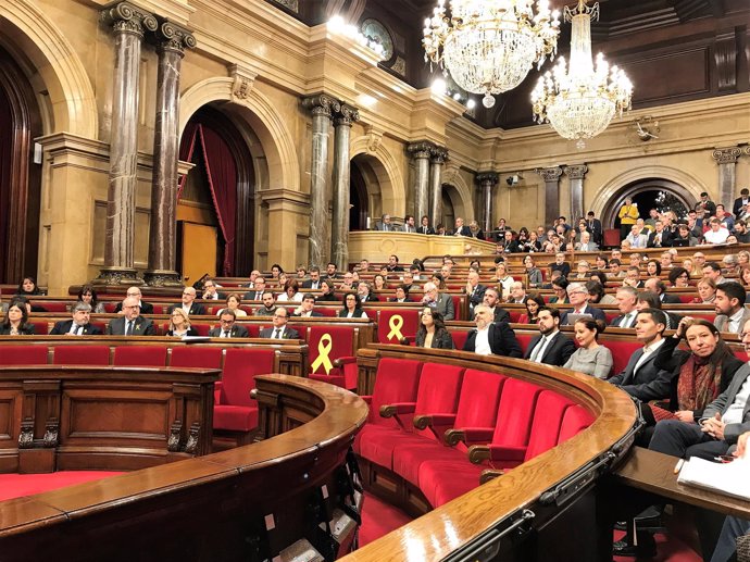 Pleno del Parlament de Catalunya (Archivo)