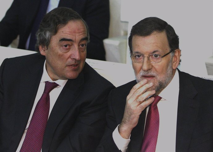 Mariano Rajoy y Juan Rosell.
