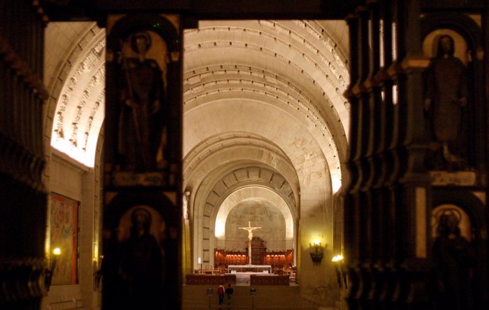 Interior de la basílica del Valle de los Caídos